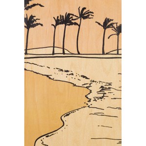 Carte postale bois dunes